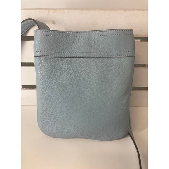 MICHAEL KORS NWT LIGHT BLUE PEBBLED LEATHER CROSSBODY BAG - Picture 3 of 14